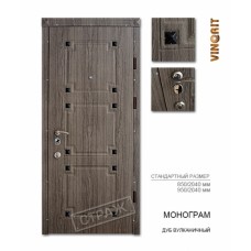 Дверь входная бронированная Страж коллекции Classic Monogram