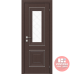 Межкомнатная дверь RODOS VERSAL Esmi basic molding, со стеклом, с гравировкой