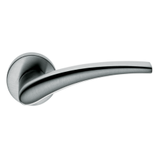 Фурнитура COLOMBO Design Дверная ручка BLAZER ZIRCONIUM STAINLESS-STEEL HPS R Ф/З