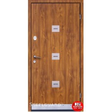 Дверь входная бронированная Steelguard Серия ETERO Sigma Golden Oak 
