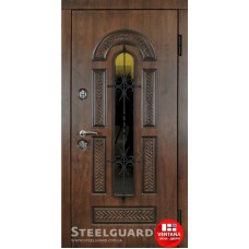 Дверь входная бронированная Steelguard Серия RESISTE Vikont Glass
