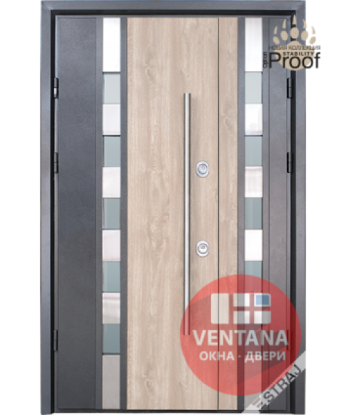 Дверь входная бронированная Страж коллекция Stability Proof 1.5 Riva P Double